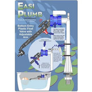 EP Adjustable Arm Entry Plastic Float Valve