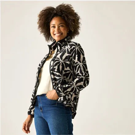 Regatta Women’s Frankie Full Zip Fleece Abstract Floral 18