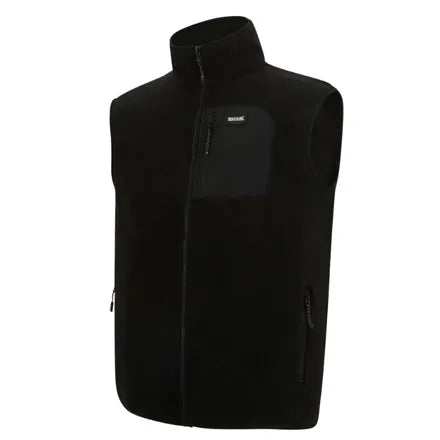 Men's Frankie Fleece Gilet | Black Black XXL