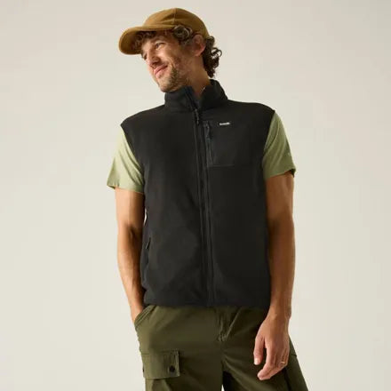 Men's Frankie Fleece Gilet | Black Black XXL