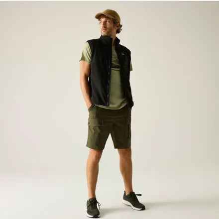 Men's Frankie Fleece Gilet | Black Black XXL