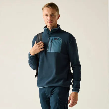 Regatta Men's Frankie Half Zip Fleece Navy China Blue XXL