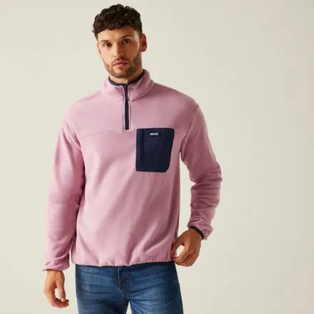 Frankie Half Zip Fleece Lilas Navy S