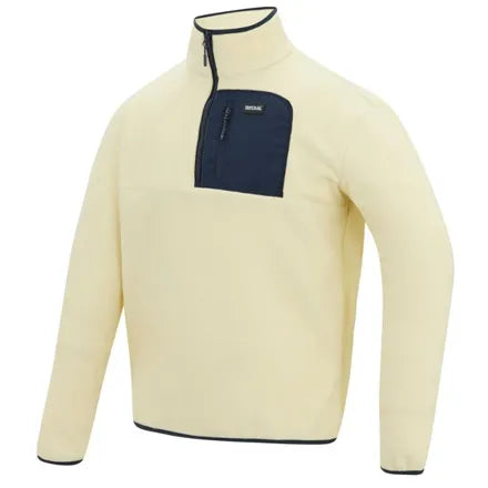 Regatta Men's Frankie Half Zip Fleece White Stone Navy XX-Large