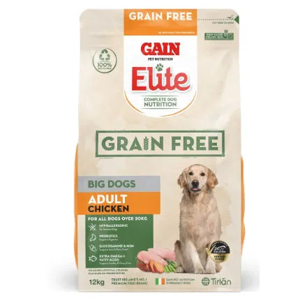 GAIN GF Big Dogs Adult Chicken 12KG