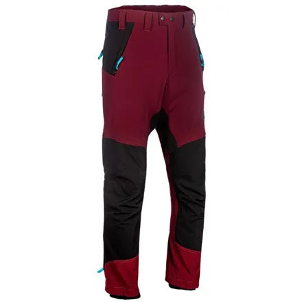 Gecko Climbing Trousers Burgundy Red XS