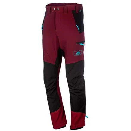 Gecko Climbing Trousers Burgundy Red XS