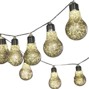 Glitterbulb String Lights Silver – Set of 10