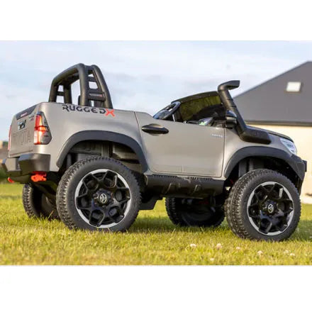 Grey Licensed Toyota Hilux RuggedX Ride-On Jeep
