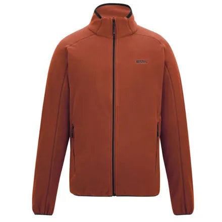 Men's Hadfield Full Zip Fleece | Brick Red