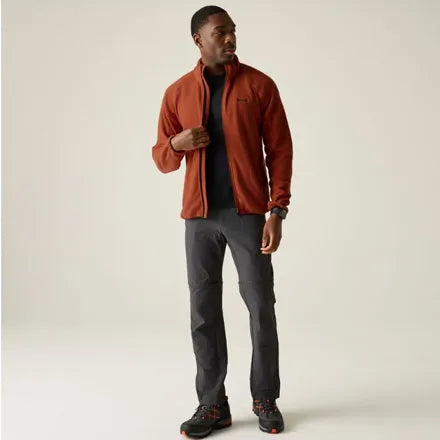 Men's Hadfield Full Zip Fleece | Brick Red XXL
