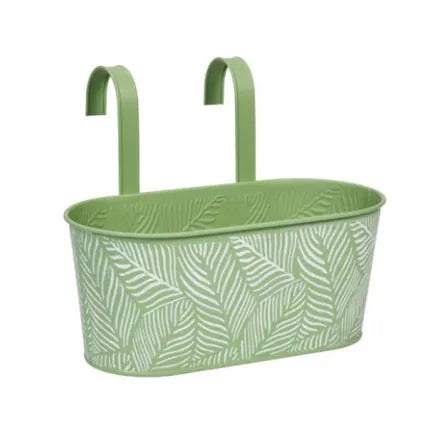 Fence and Hanging Planter 12in - Fern (Sage)