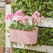 Fence and Hanging Planter 12in - Fern (Terracotta)