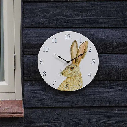 Hare Wall Clock 12"