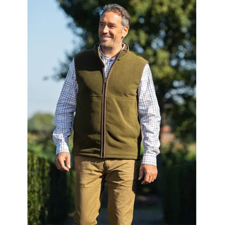 Baleno Harvey Men's Fleece Gilet in Khaki