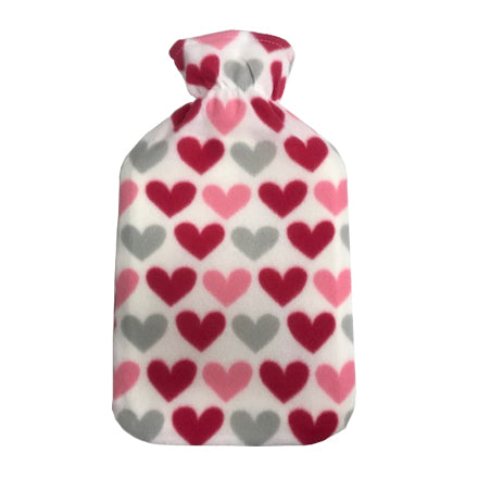 De Vielle Fleece Hot Water Bottle Assorted
