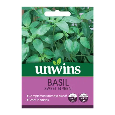 Unwins Basil Sweet Green