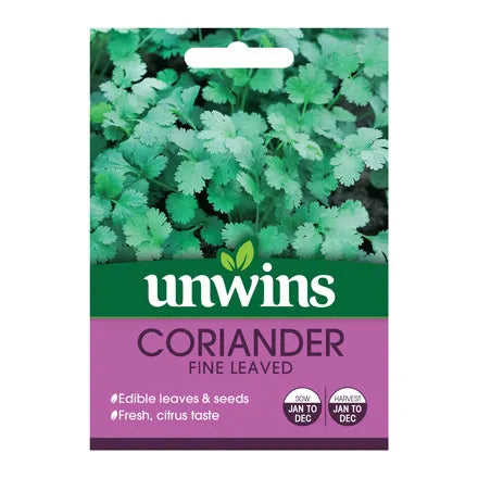 Unwins Herb Coriander Fine Leaved