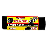 Hero Heavy Duty Black Refuse Sacks 12 Pack