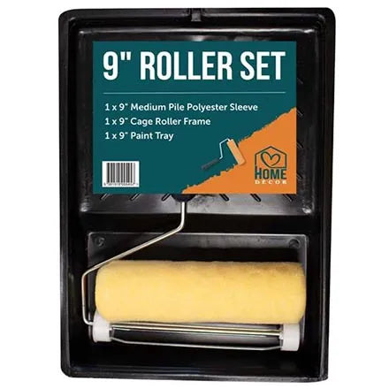 Home Decor 9" Interior Roller with Tray Set