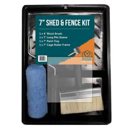 Home Decor 7" Shed & Fence Kit