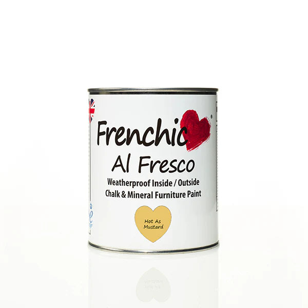 Frenchic Al Fresco Paint Hot as Mustard 750ml