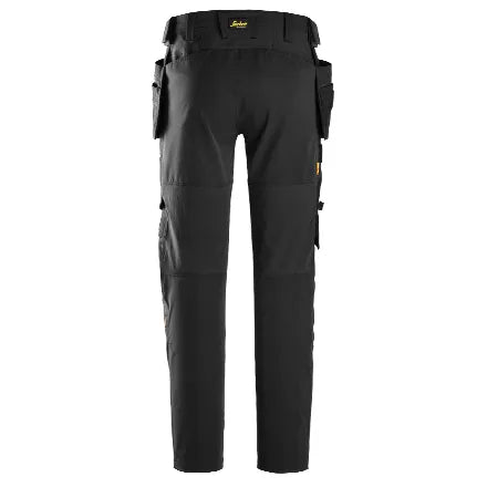 Snickers 6218 AllroundWork Stretch Trousers in Black/Black 38Wx37L (254)