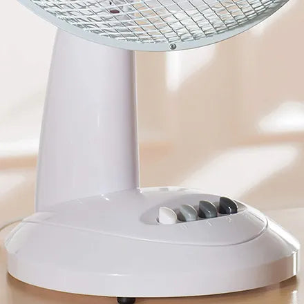 iFine Elements White 12” Desk Fan
