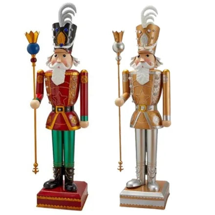 InLit Giant Nutcracker Gold & White