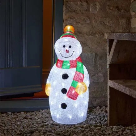 Inlit Ice Snowman