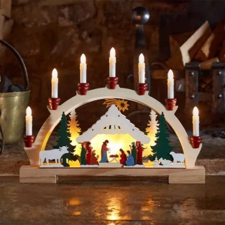 InLit Nativity CandleBridge