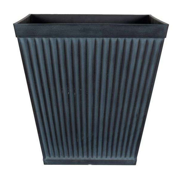 Irondale Square Planter Black 40cm