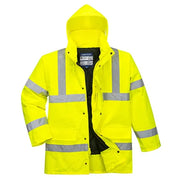 S460 Hi Vis Winter Traffic Jacket Yellow