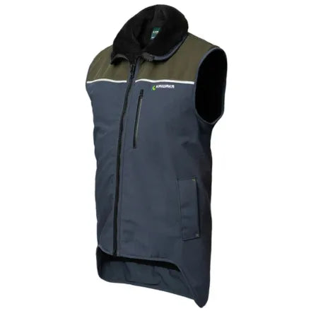 Kaiwaka Stormforce Blue Sleeveless Vest Navy / Green