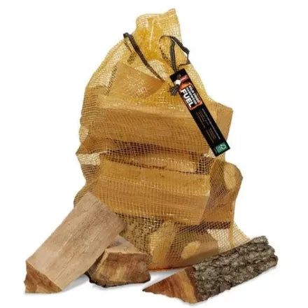 Kiln Dried Hardwood Logs Mesh Bag 22ltr