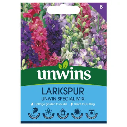 Unwins Larkspur Special Mix Seeds
