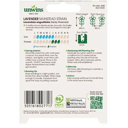 Unwins Lavender Munstead Strain