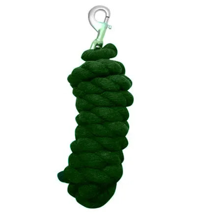 TM Lead Rope W/Silver clip Dark Green
