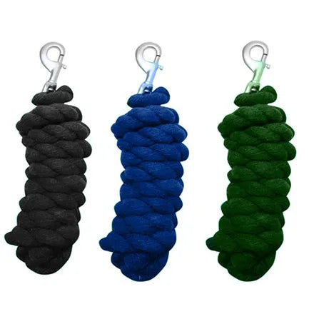 TM Lead Rope W/Silver clip Dark Green