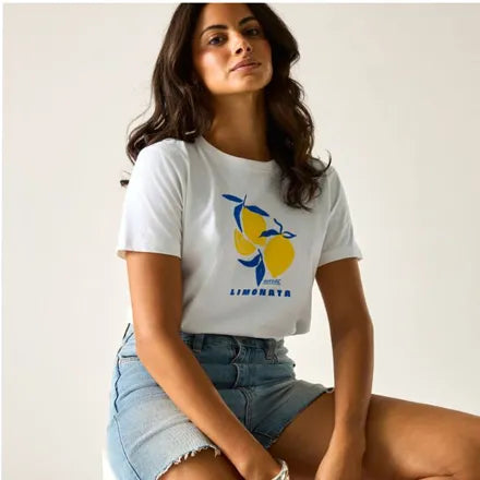 Regatta Women's Filandra VX T-Shirt White Limonata 18