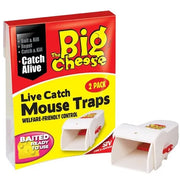 Big Cheese Live catch Mouse Traps (2 Pack)
