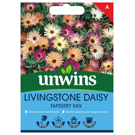 Unwins Livingstone Daisy Tapestry Mix Seeds