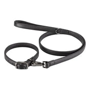 Luxe Leather Jet WalkAbout Dog Collar