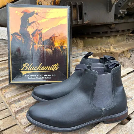 Blacksmith Dealer Boots Black 011 UK12
