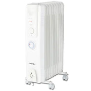 Warmlite 9 Fin 2kw Oil Filled Radiator with Timer