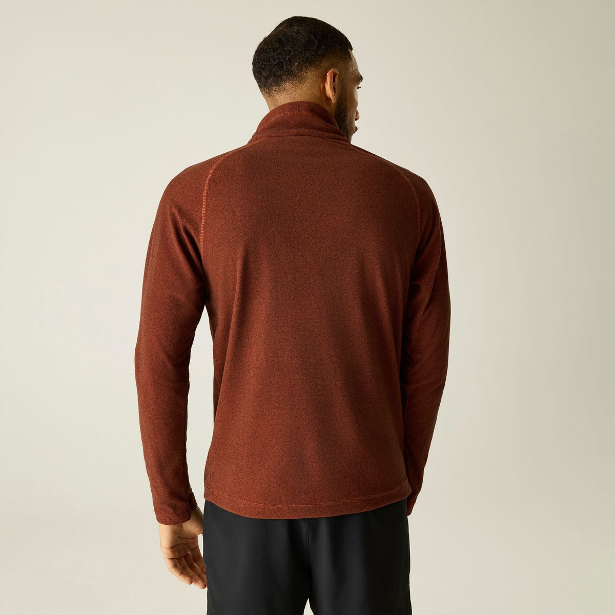 Regatta Men's Montes Lightweight Half Zip Fleece Burnt Henna XL