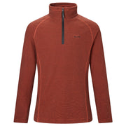 Regatta Men's Montes Lightweight Half Zip Fleece Burnt Henna XL