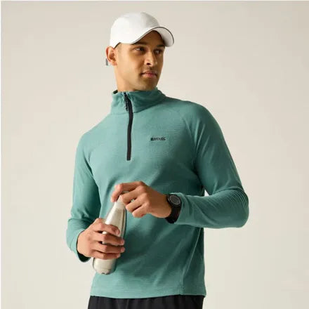 Men's Montes Lightweight Half Zip Fleece | Arctic Green XXL