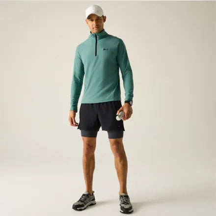Men's Montes Lightweight Half Zip Fleece | Arctic Green XXL