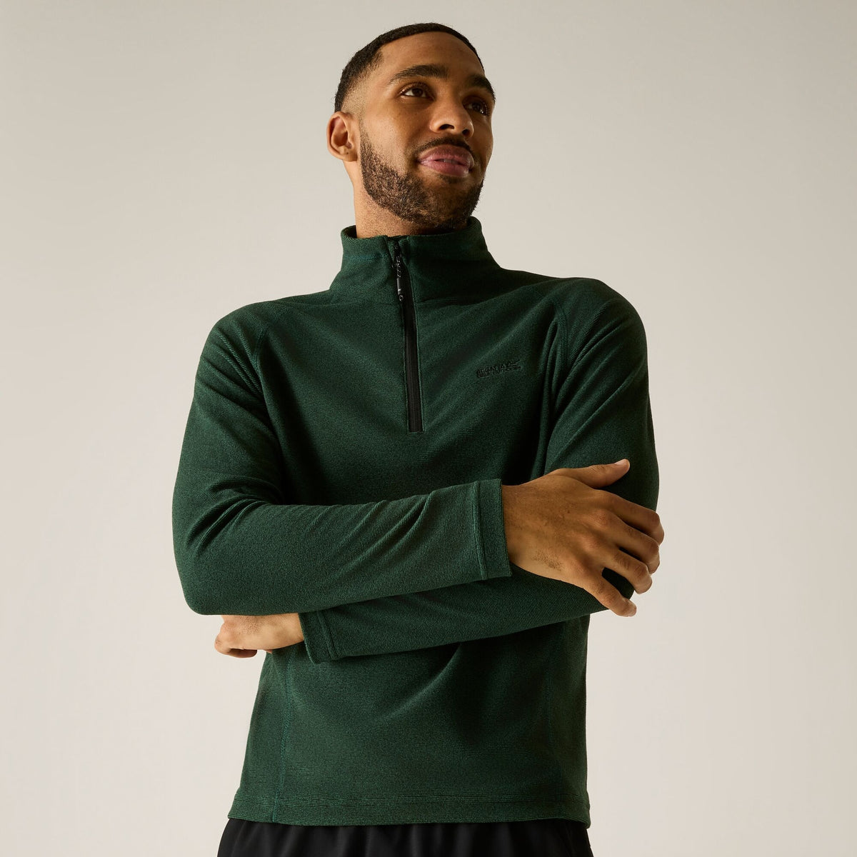 Regatta Men's Montes Lightweight Half Zip Fleece Pine Needle XXL